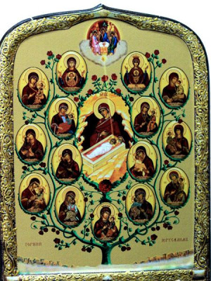 Икона Божьей Матери Древо Богородицы (Горний Иерусалим)