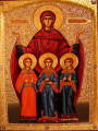 Икона Святые мученицы Вера, Надежда, Любовь и мать их София