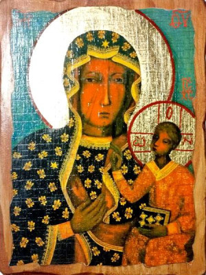 Икона Богородицы Ченстоховская