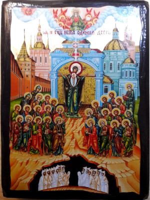 Икона Богородицы Непроходимая дверь